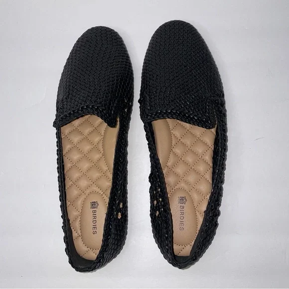 NWOB Birdies The Starling Woven Black Flats - Picture 4 of 13